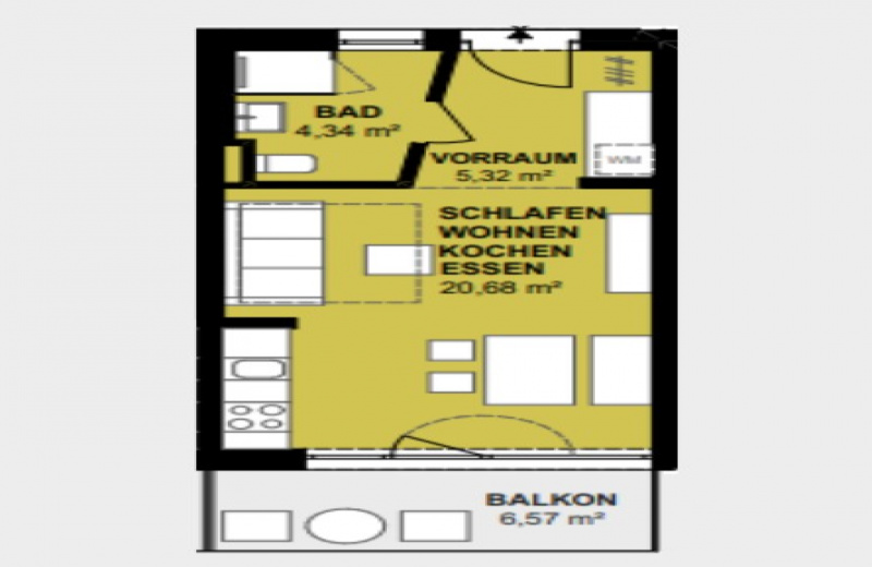 1 Schlafzimmer Schlafzimmer, ,1 BadBadezimmer,Wohnung,Verkauf,1301