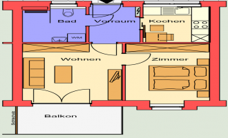 1 Schlafzimmer Schlafzimmer, ,1 BadBadezimmer,Wohnung,Vermietung,1351