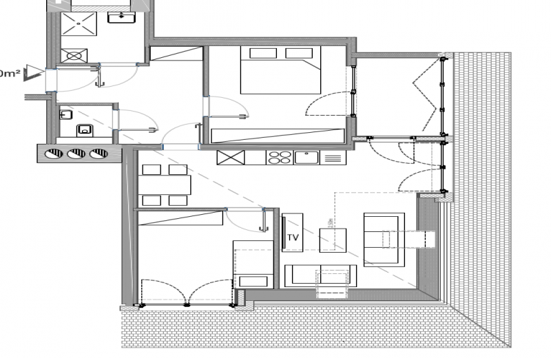 2 Schlafzimmer Schlafzimmer, ,1 BadBadezimmer,Wohnung,Vermietung,1639