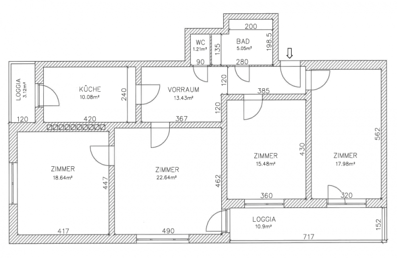 3 Schlafzimmer Schlafzimmer, ,1 BadBadezimmer,Wohnung,Vermietung,1681