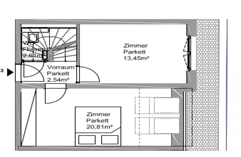 2 Schlafzimmer Schlafzimmer, ,1 BadBadezimmer,Wohnung,Vermietung,1684