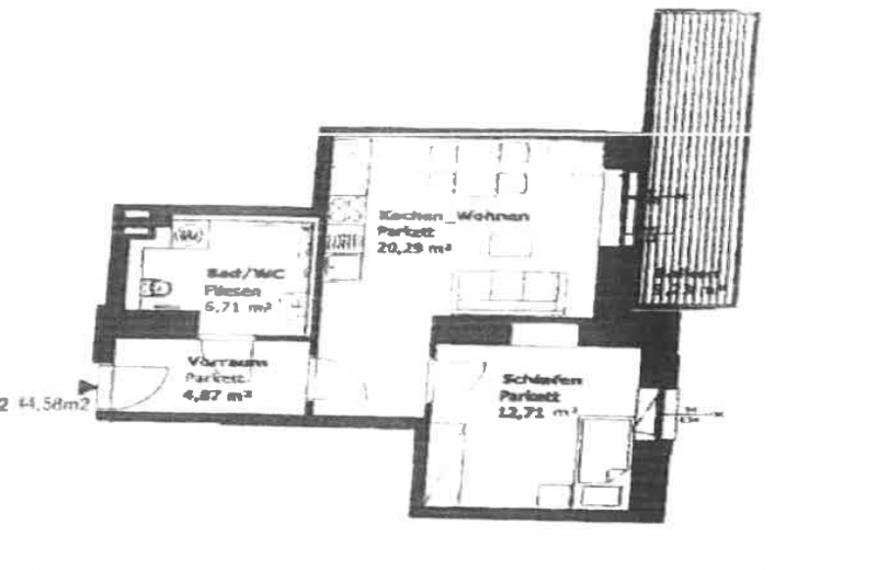 1 Schlafzimmer Schlafzimmer, ,1 BadBadezimmer,Wohnung,Vermietung,1768