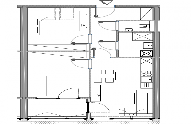 2 Schlafzimmer Schlafzimmer, ,1 BadBadezimmer,Wohnung,Vermietung,1776